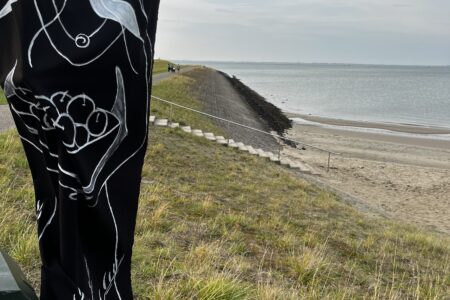 Nehalennia, harvest ritual with Traditie and Swesaz, joined by Ingwine members, in Zeeuws Vlaanderen