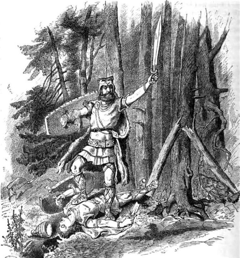 About the King who lied…